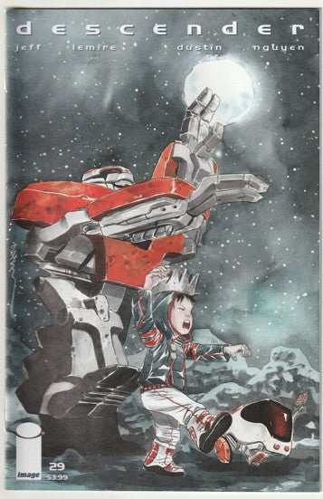 Descender #29 (2018) - Dustin Nguyen Little Robot Variant Cover