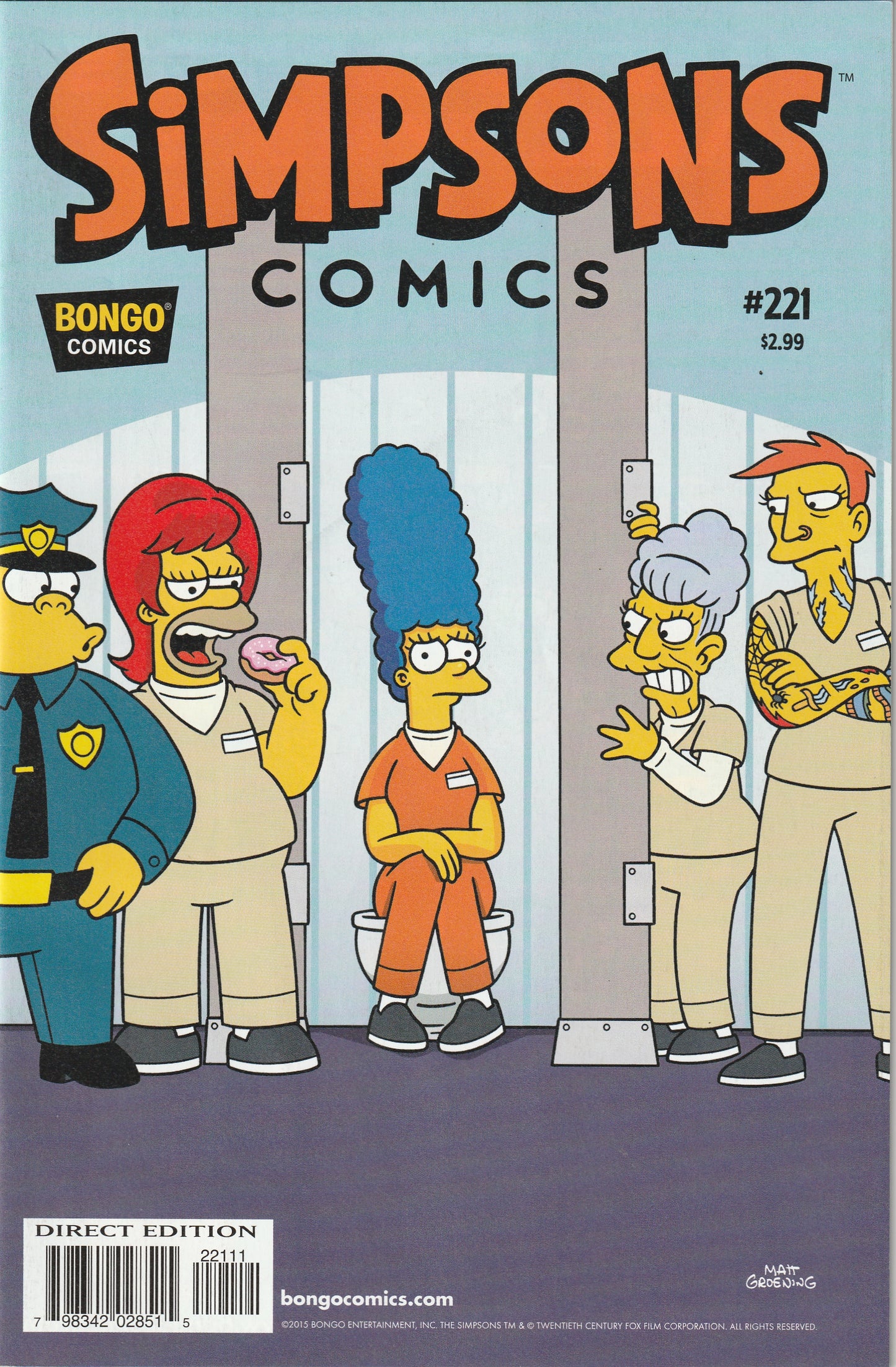 Simpsons Comics #221 (2015)