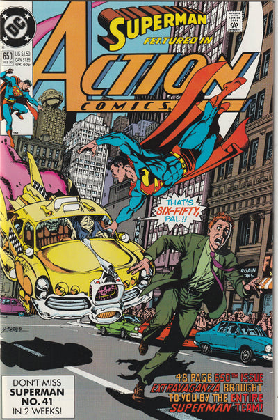 Action Comics #650 (1990)  - 48 page issue