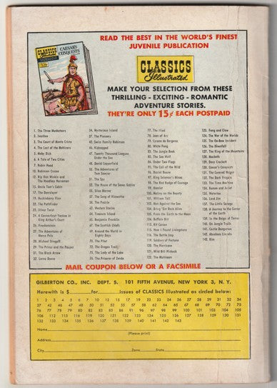Classics Illustrated Special Issue #144A - Blazing The Trails West (1958)