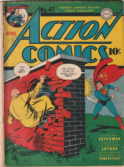 Action Comics #47 (1942) - 1st Lex Luthor cover
