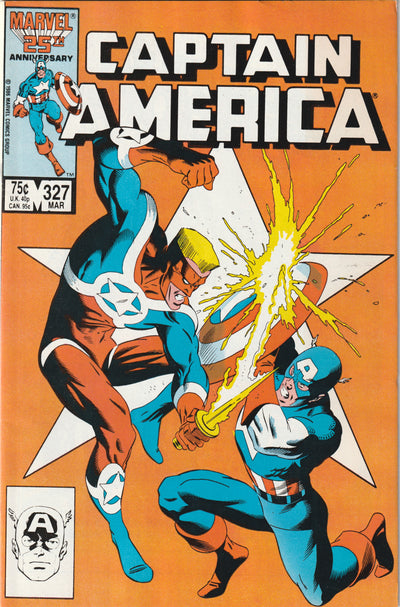 Captain America #327 (1987) - 2nd Appearance of John Walker as Super Patriot