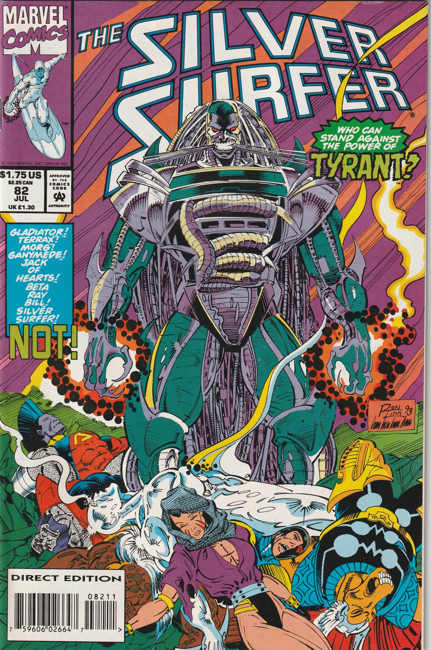 Silver Surfer #82 (1993) - 1st Full Appearance of Tyrant