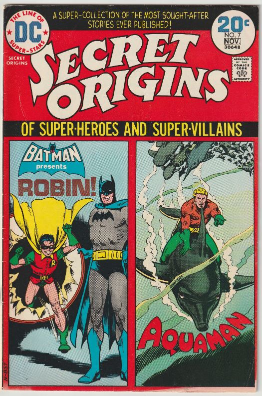 Secret Origins #7 (1974) - Batman Presents Robin & Aquaman