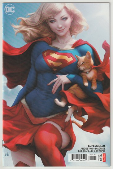 Supergirl #26 (2019) - Stanley Artgerm Lau Variant Cover