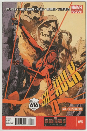 Red She-Hulk #65 (2013) - Francesco Francavilla cover