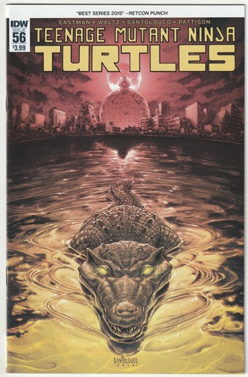 Teenage Mutant Ninja Turtles #56 (2016) - 1st Modern appearance of Leatherhead