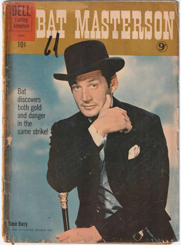 Bat Masterson #6 (1961) - Photo cover