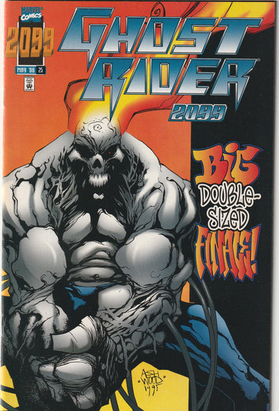 Ghost Rider 2099 #25 (1996) - Ashley Wood cover & art - Double Sized Final Issue
