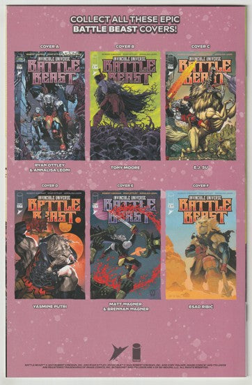 Invincible Universe: Battle Beast #5 (2025) - Cover B Tony Moore