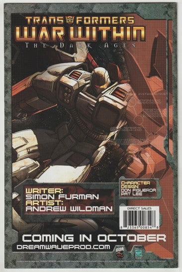 TransFormers: Generation 1 #5 (Vol 2, 2003) - Decepticon Cover