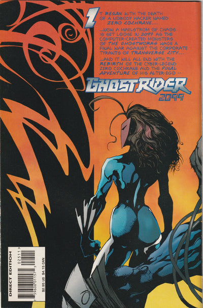Ghost Rider 2099 #25 (1996) - Ashley Wood cover & art - Double Sized Final Issue
