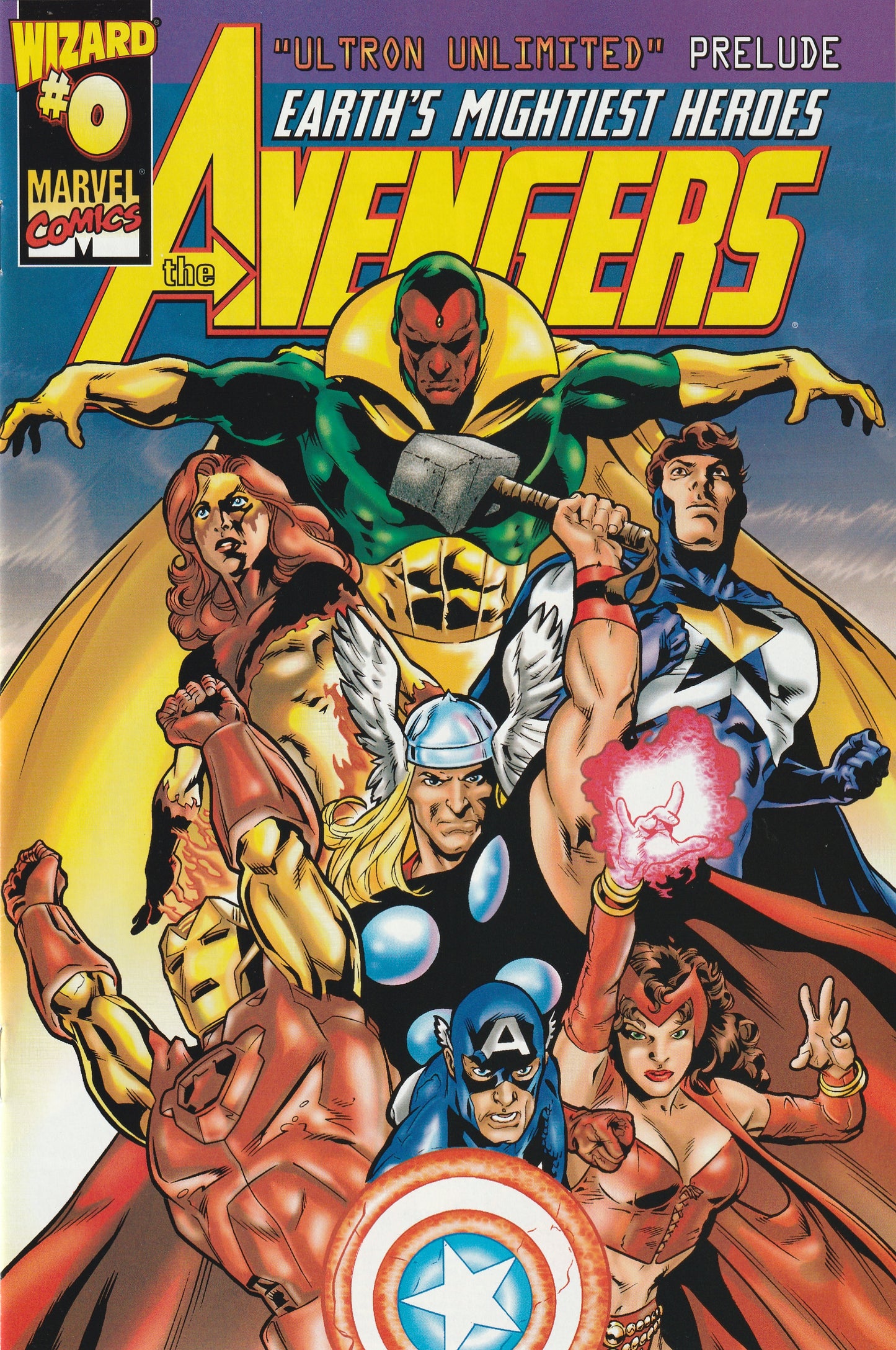 Avengers #0 (1999) - Wizard Magazine promotion