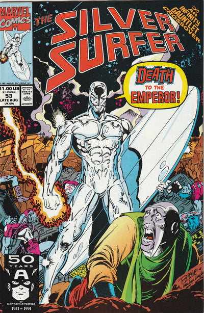 Silver Surfer #53 (1991) - 1st Appearance of Kree General Ael-Dan