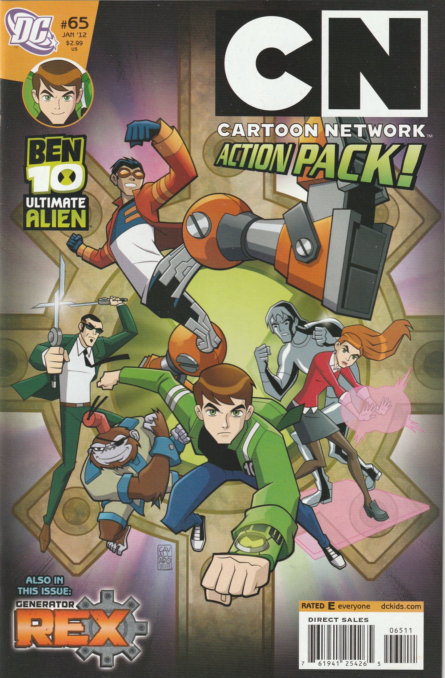 Cartoon Network Action Pack #65 (2012) - Generator Rex, Ben 10 Ultimate Alien