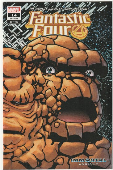 Fantastic Four #14 (LGY #659, Volume 6, 2019) - Mike McKone The Thing Immortal Wraparound Variant Cover