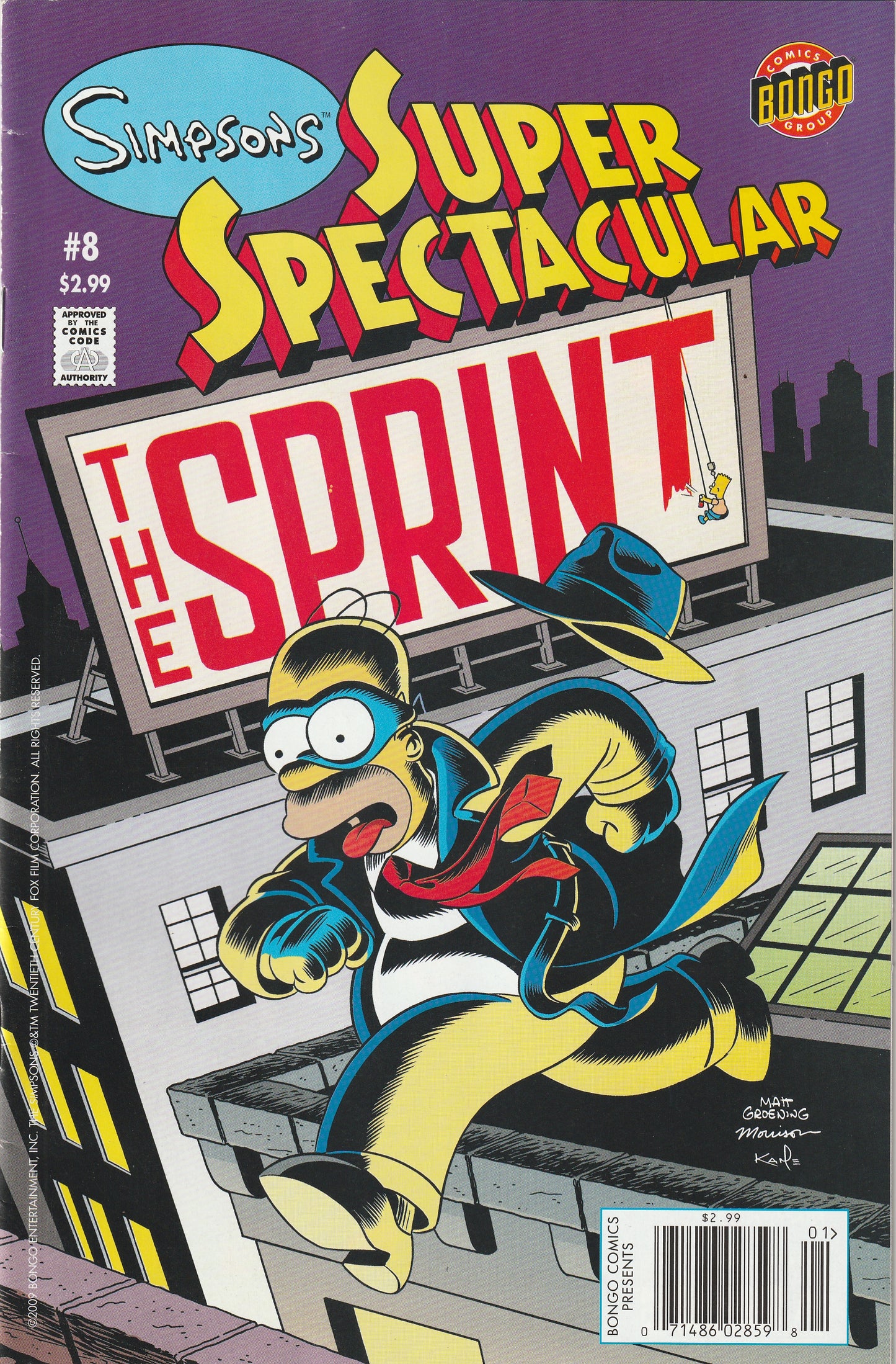 Simpsons Super Spectacular #8 (2009)