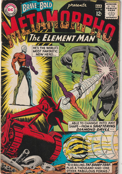 Brave and the Bold #58 (1965) - 2nd Appearance of Metamorpho (Rex Mason)