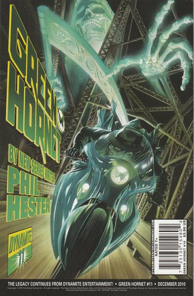 Green Hornet #10 (2010) - Kevin Smith, Greg Horn Cover