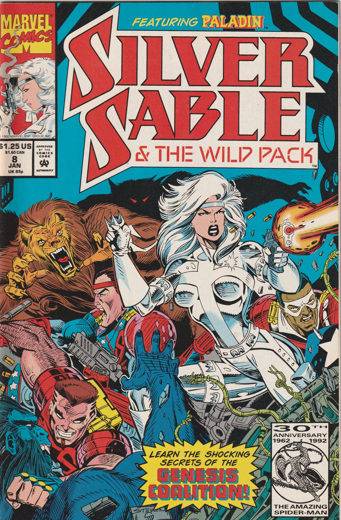 Silver Sable & The Wild Pack #8 (1993)