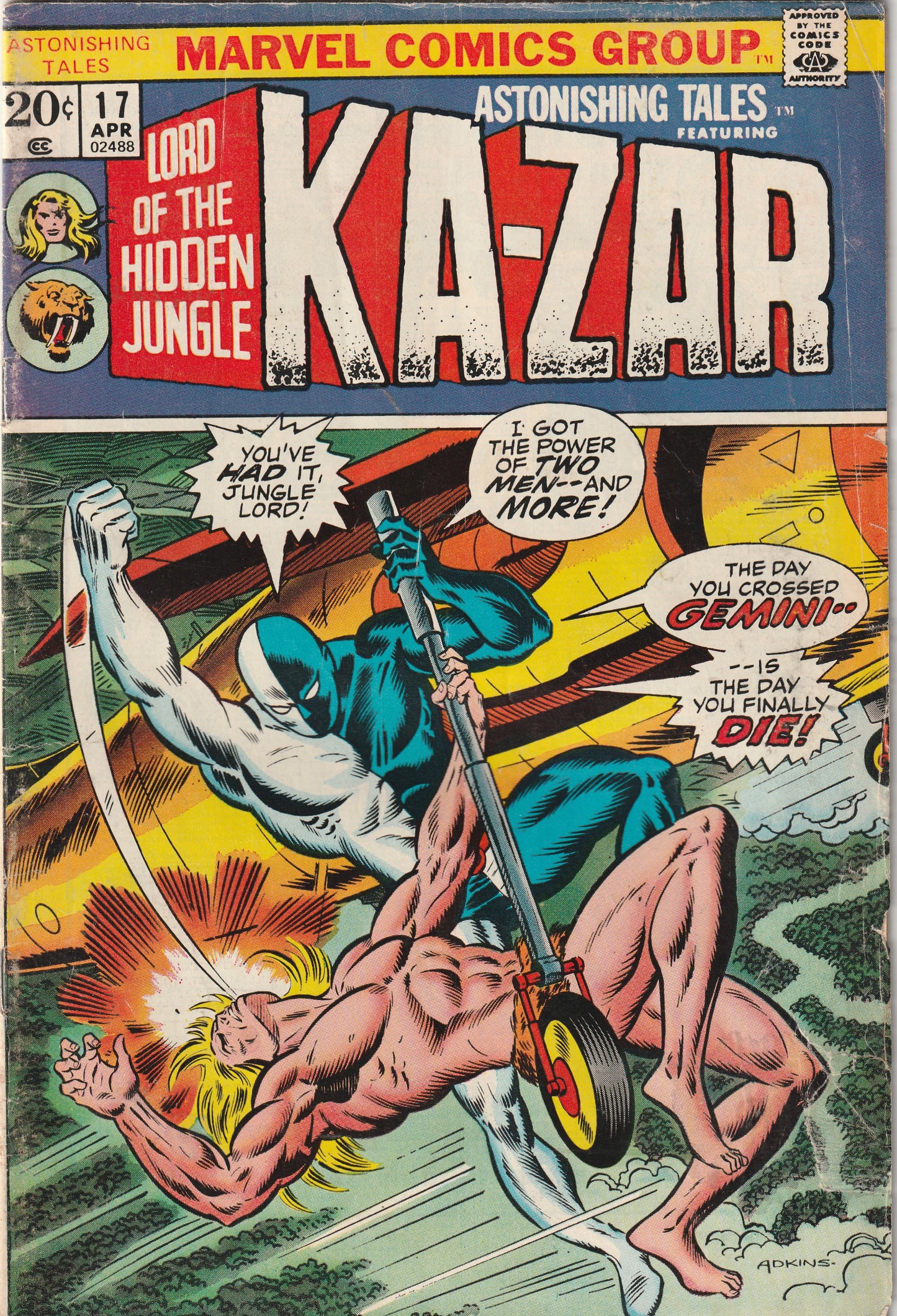 Astonishing Tales #17 (1973) Featuring Ka-Zar