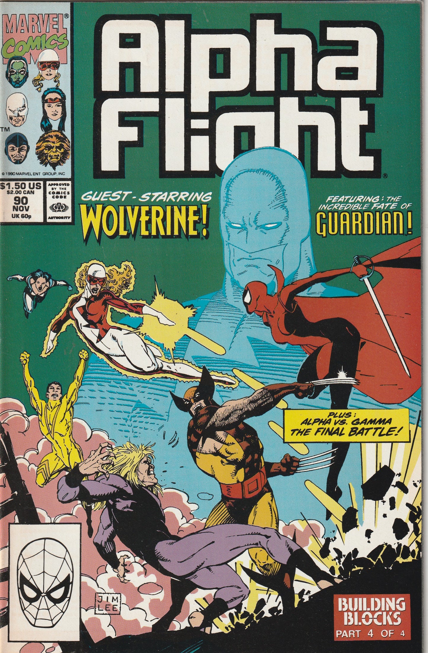 Alpha Flight #90 (1990) - Wolverine appearance