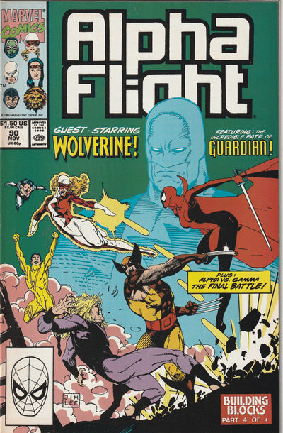 Alpha Flight #90 (1990) - Wolverine appearance