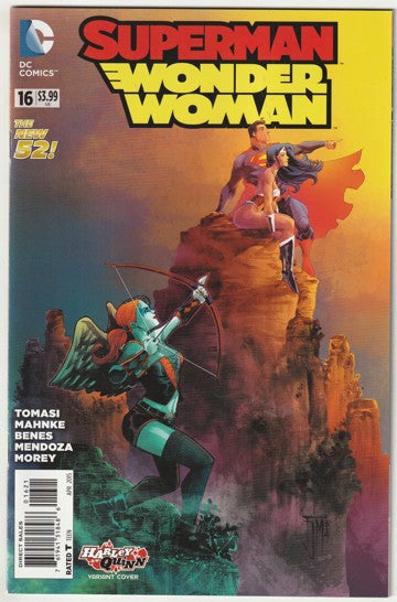 Superman/Wonder Woman #16 (2015) - Francis Manapul Harley Quinn Variant Cover