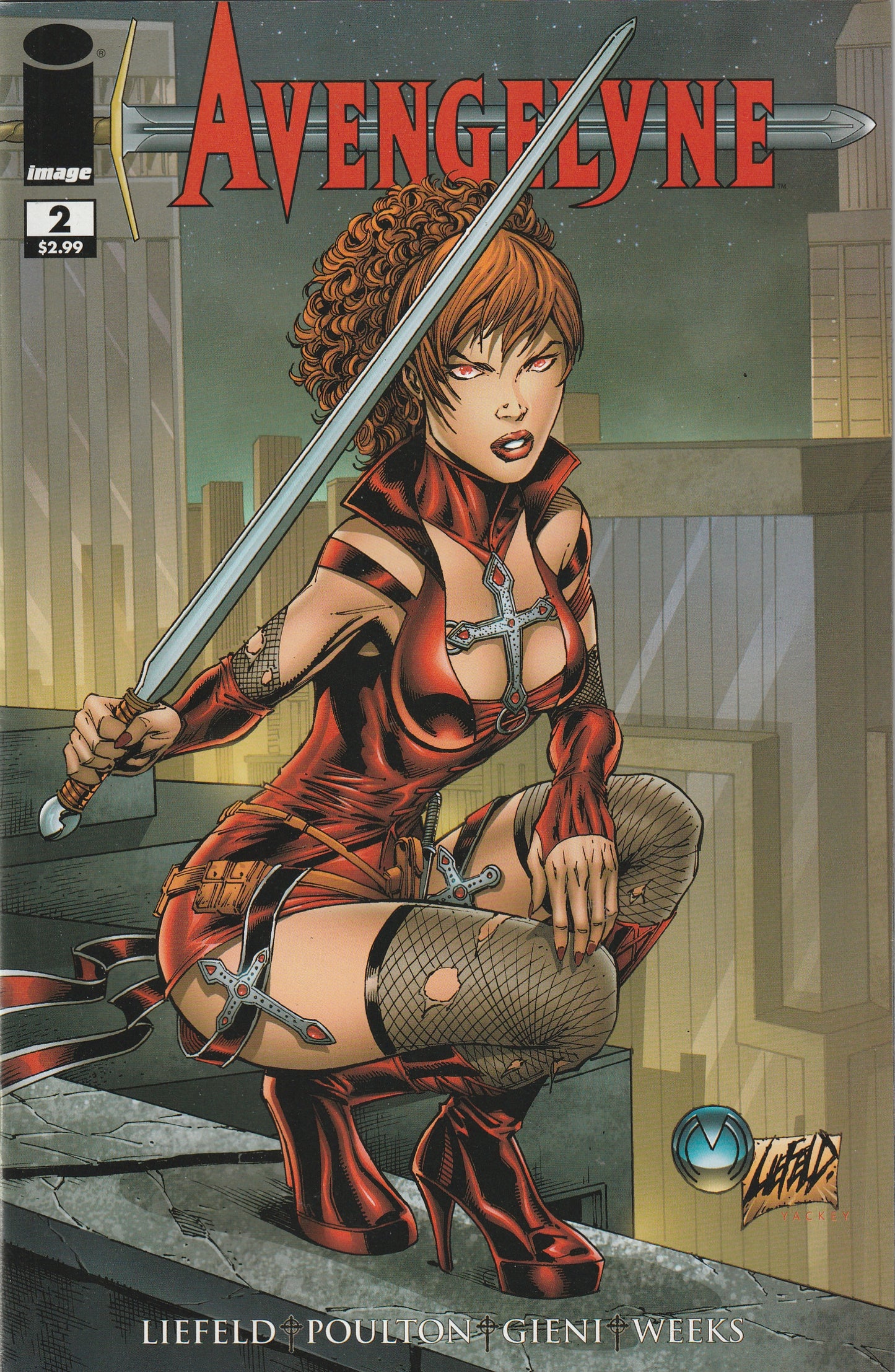 Avengelyne #2 (2011) - Cover A Rob Liefeld