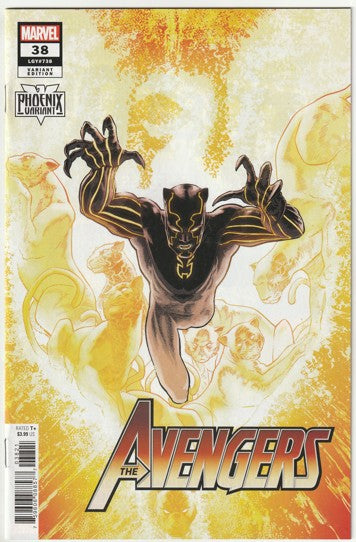 Avengers #38 (LGY #738) (2021) - Aaron Kuder Black Panther Phoenix Variant Cover