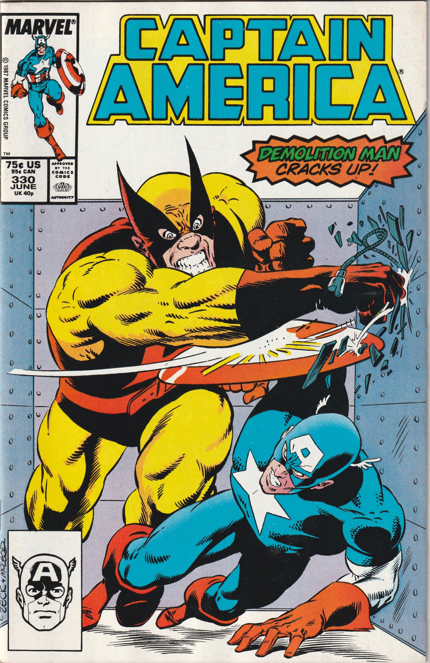 Captain America #330 (1987) - 1st Appearance of Night Shift