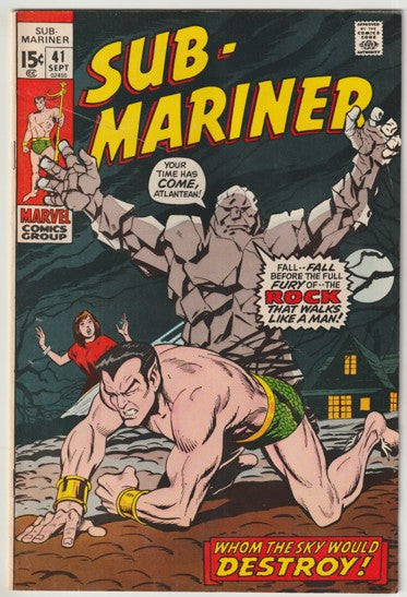 The Sub-Mariner #41 (1971) - 1st Appearance of Rock