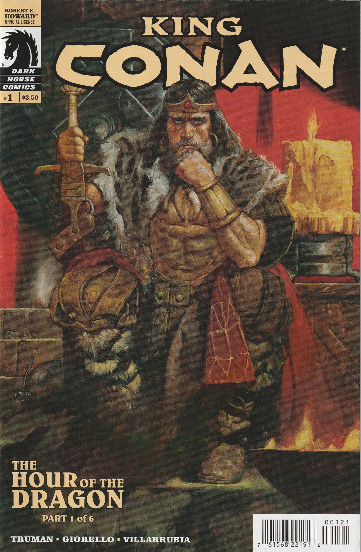 King Conan The Hour of the Dragon #1 (of 6)  (2013) - Sanjulian Variant Cover. Limited 1 for 5