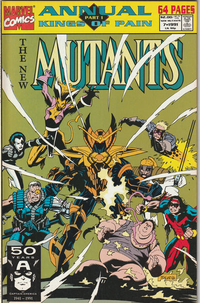 New Mutants Annual #7 (1991) - Kings of Pain