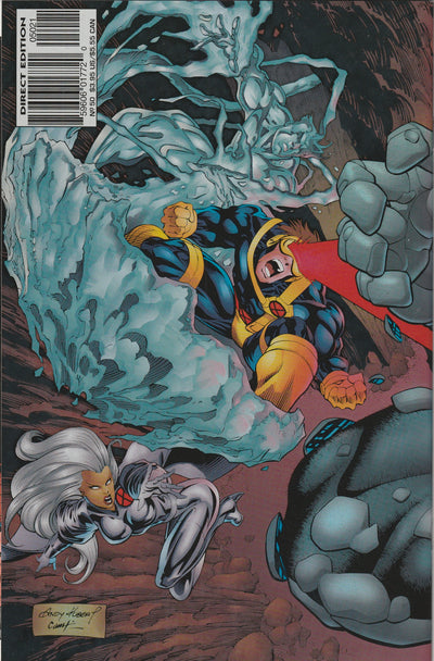 X-Men #50 (1996) - Prismatic Foil Cover, 1st Appearance of Post (Kevin Tremain), Onslaughts Herald.