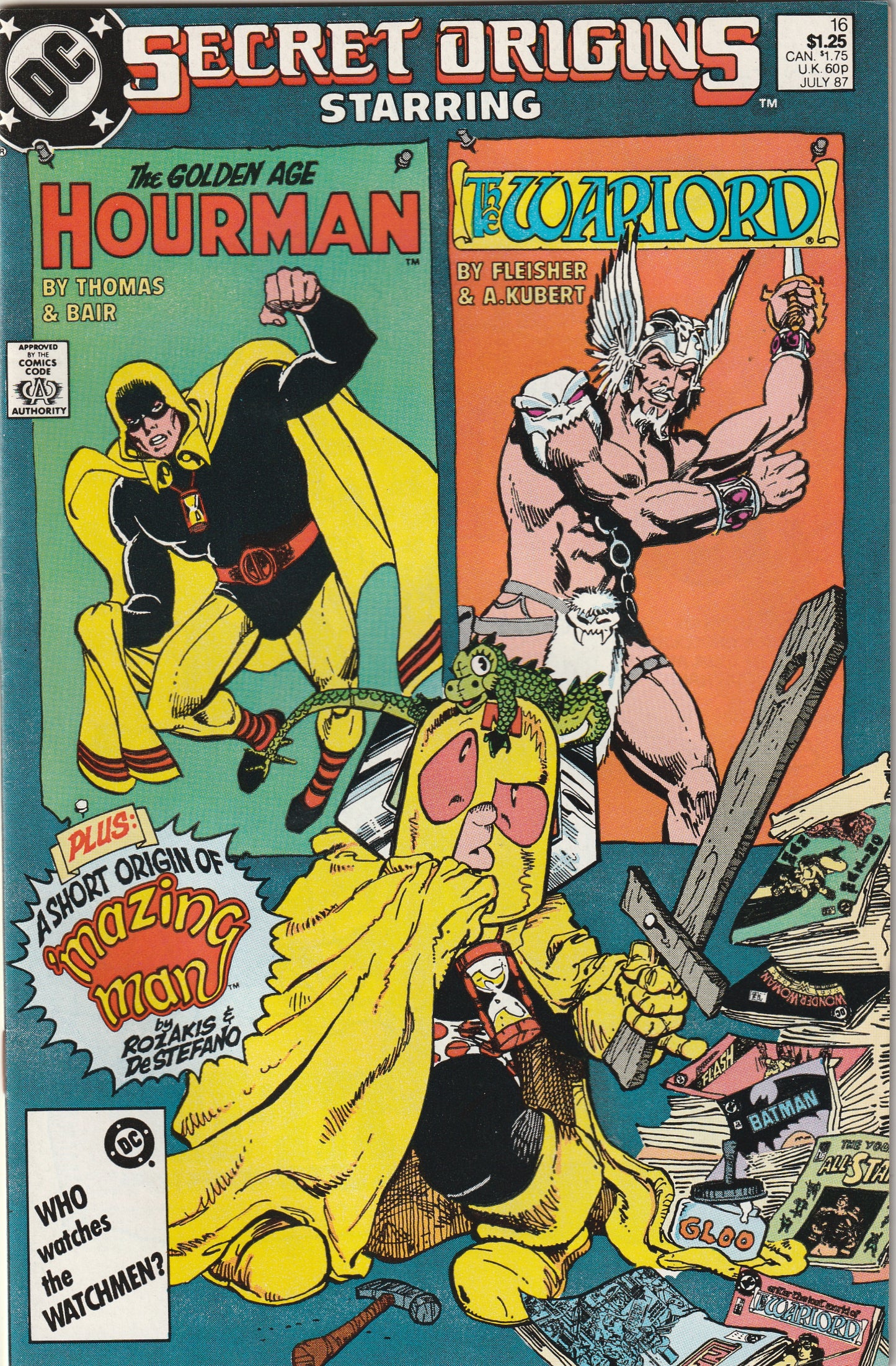 Secret Origins #16 (1987) - The Golden Age Hourman & The Warlord