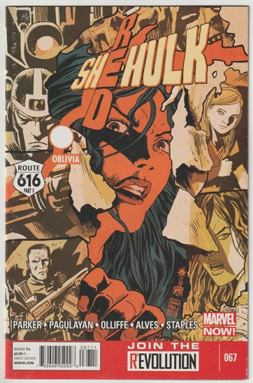 Red She-Hulk #67 (2013) - Francesco Francavilla cover