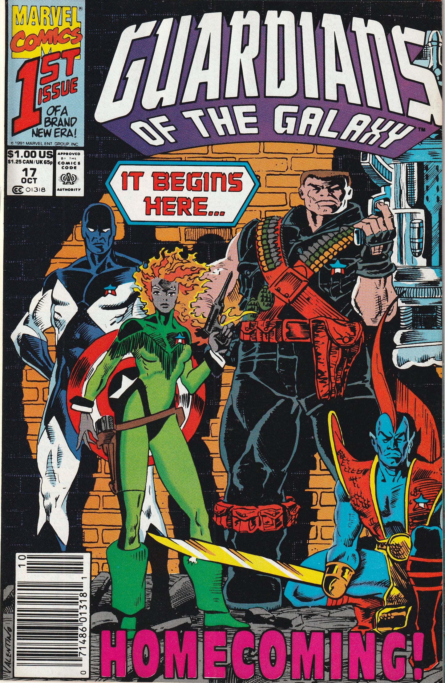 Guardians of the Galaxy #17 (1991) - Jim Valentino