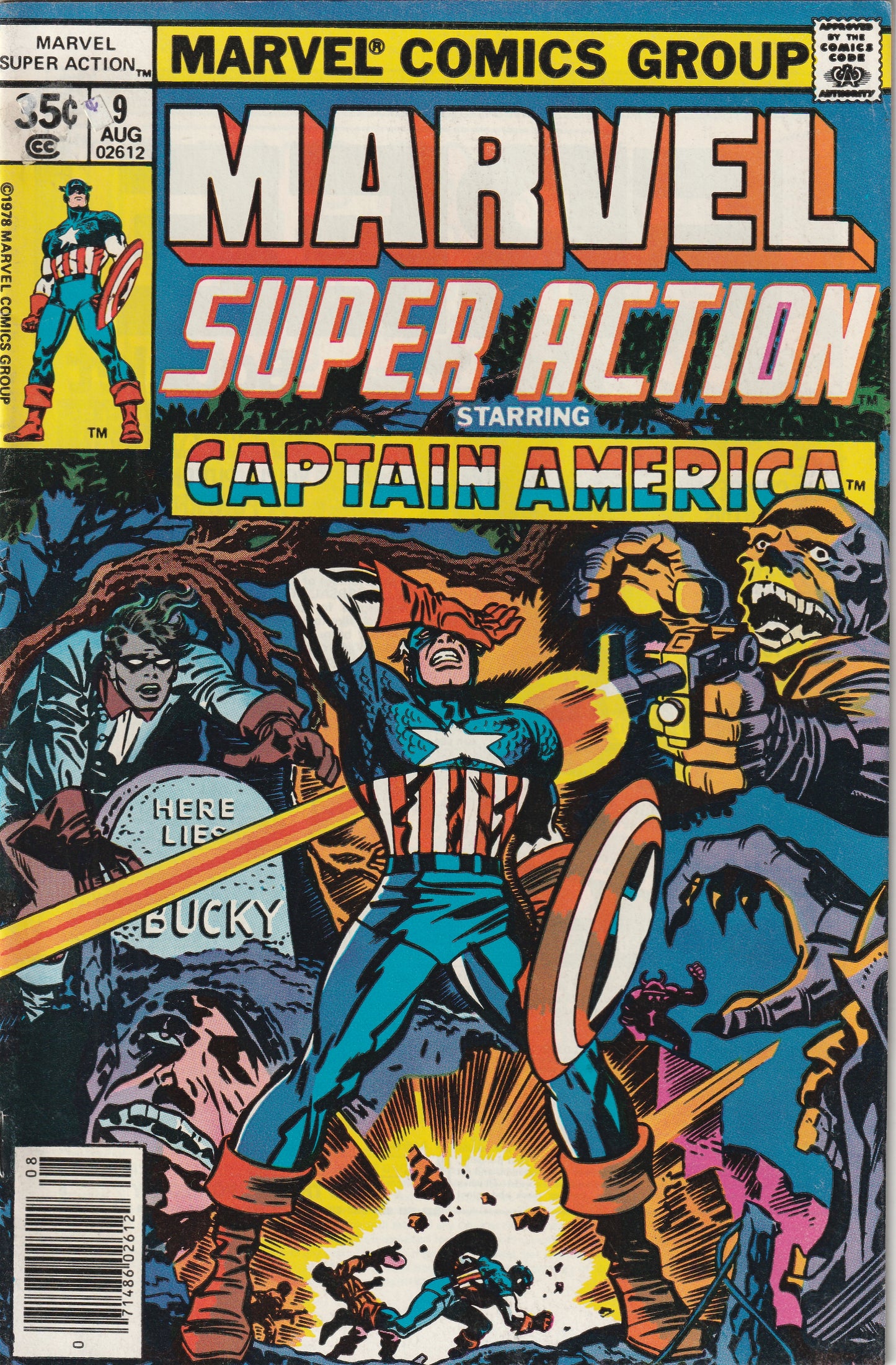 Marvel Super Action #9 (1978) Starring Captain America