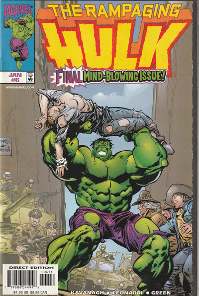 Rampaging Hulk #6 (1999) - Final issue of series