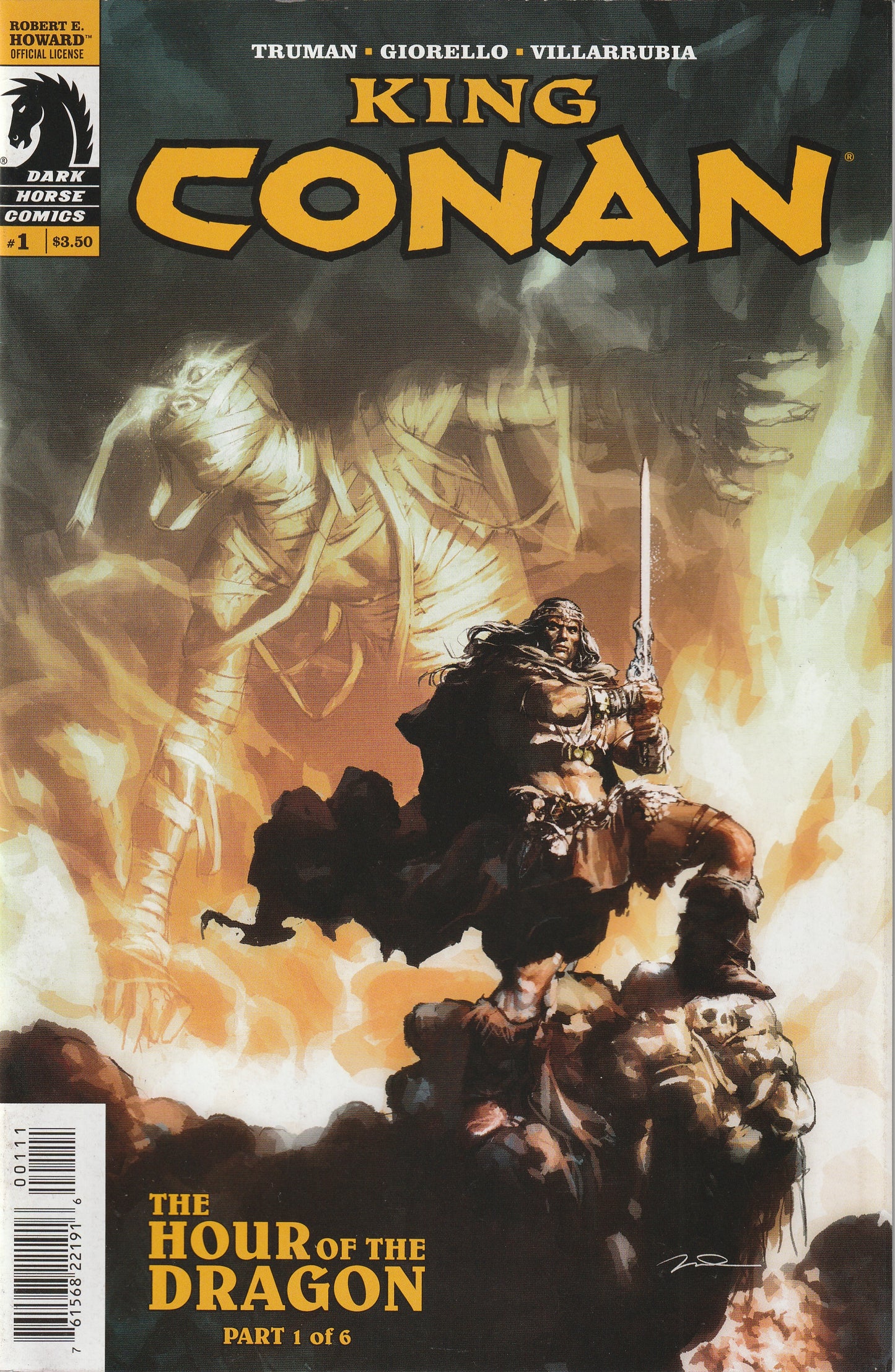 King Conan The Hour of the Dragon #1 (of 6)  (2013)