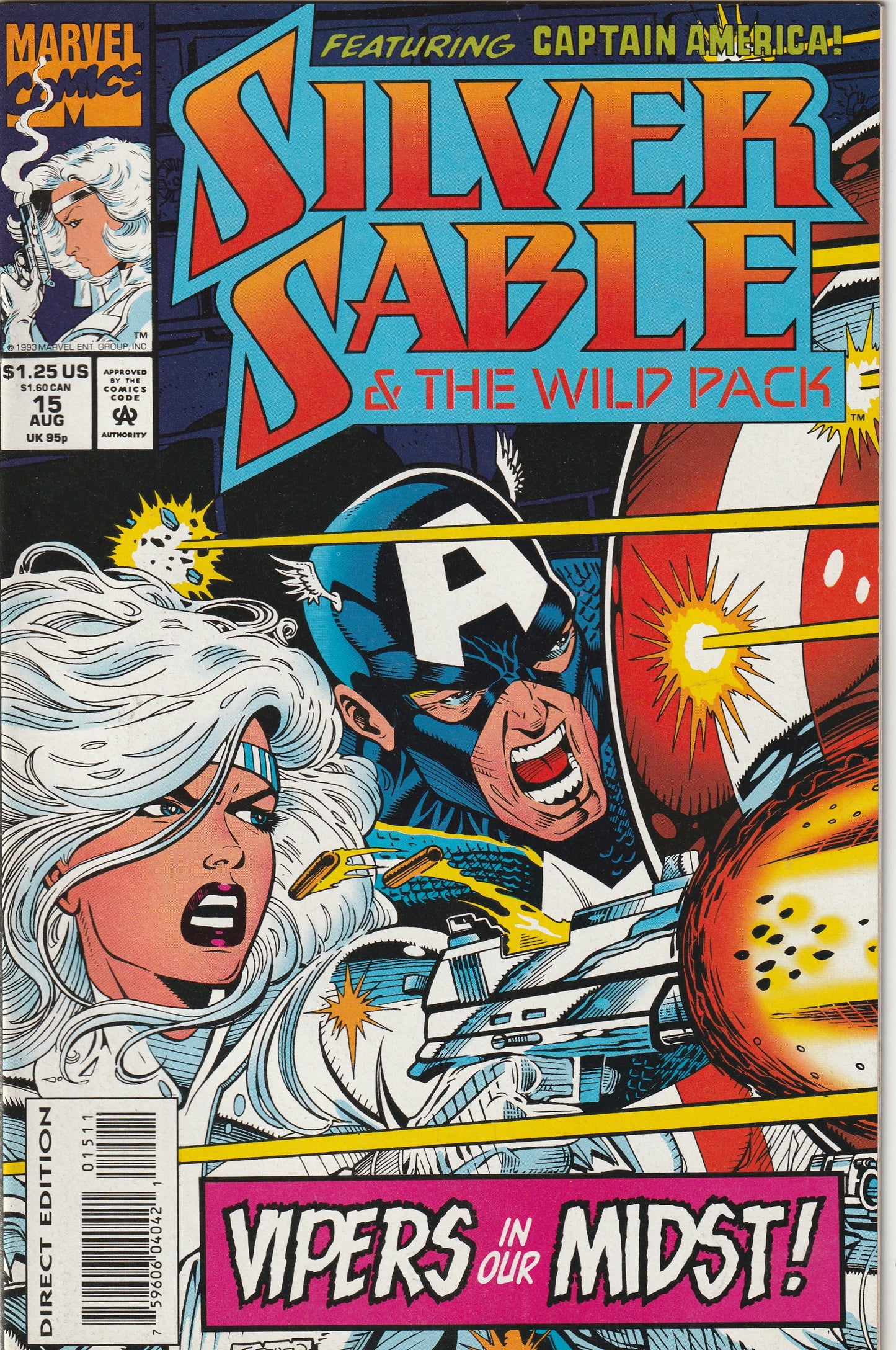 Silver Sable & The Wild Pack #15 (1993)