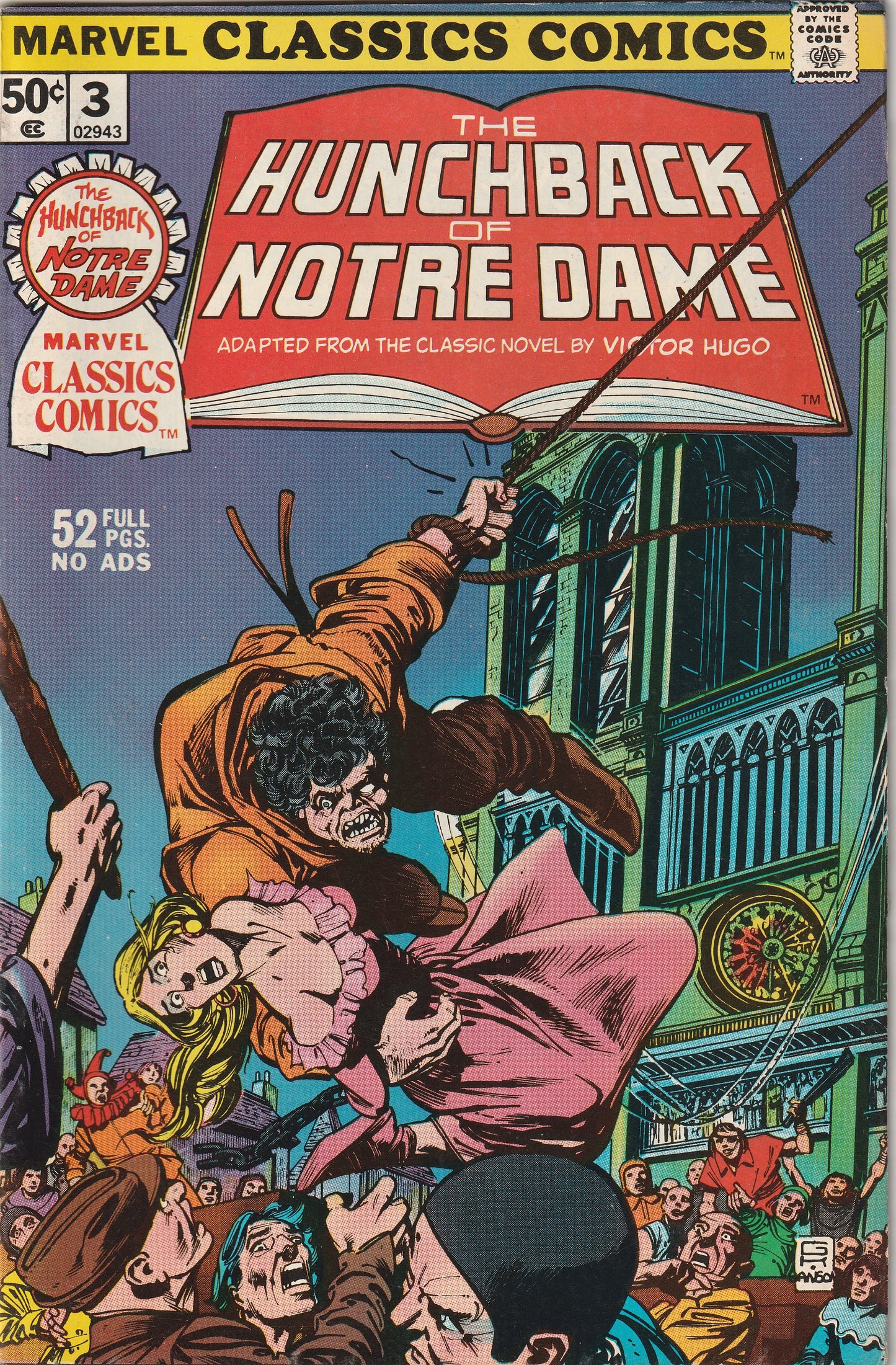 Marvel Classics Comics #3 (1976) - The Hunchback of Notre Dame