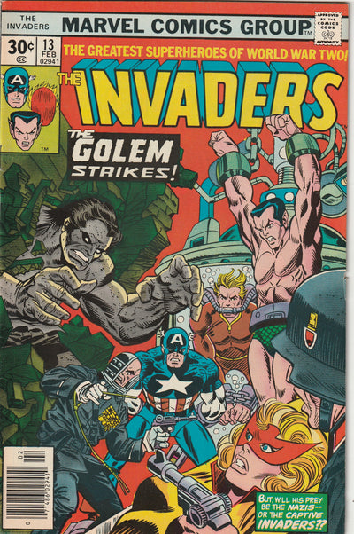 The Invaders #13 (1977) - 1st Appearance of The Face (Werner Eisen)