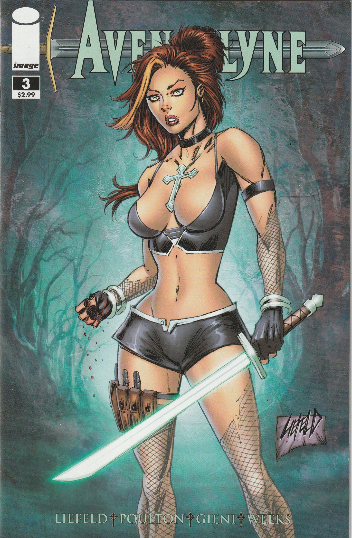 Avengelyne #3 (2011) - Cover A Rob Liefeld