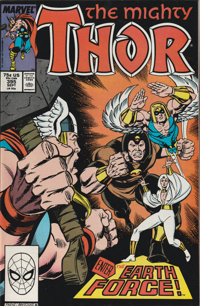 Mighty Thor #395 (1988) - 1st Appearance of Earth Force