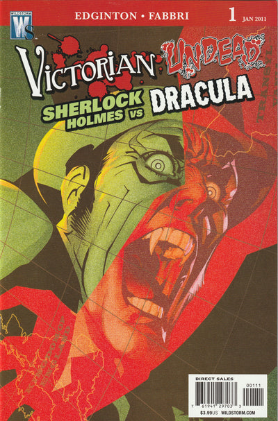 Victorian Undead: Sherlock Holmes vs Dracula (2010-2011) - 5 issue mini series + Bonus