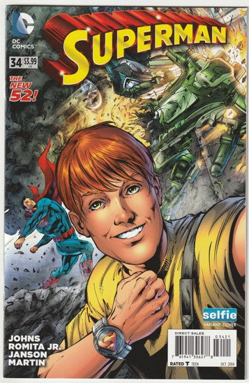 Superman #34 (2014) - The New 52 - DC Universe Selfie Variant Cover