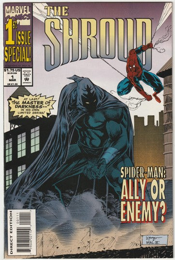 The Shroud (1994) - 4 issue mini series, Starring Spider-Man