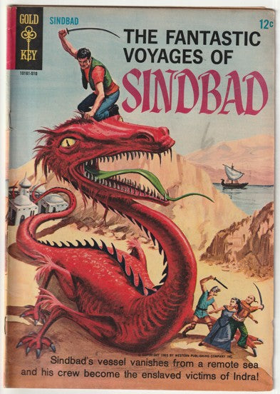 The Fantastic Voyages of Sindbad #1 (1965) - Painted cover